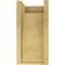 Ekena Millwork 7"W x 7"D x 14"H Wide Olympic Rough Cedar Woodgrain TimberThane Corbel, Primed Tan CORUR07X07X14OLYRCPR - alternate 4